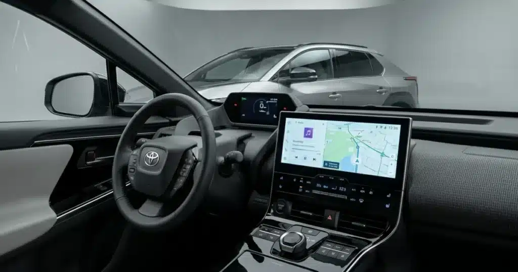 2025 Toyota bZ4X infotainment system