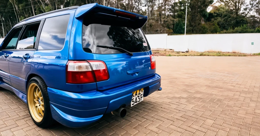 2002 Subaru Forester SF5 Rear View