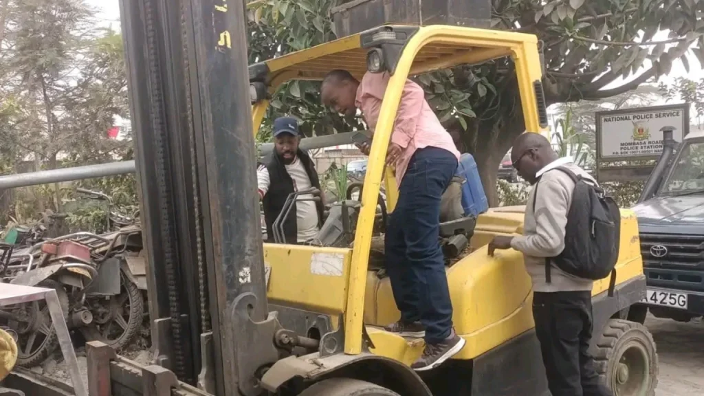 Forklift Recovered in Embakasi by Detectives